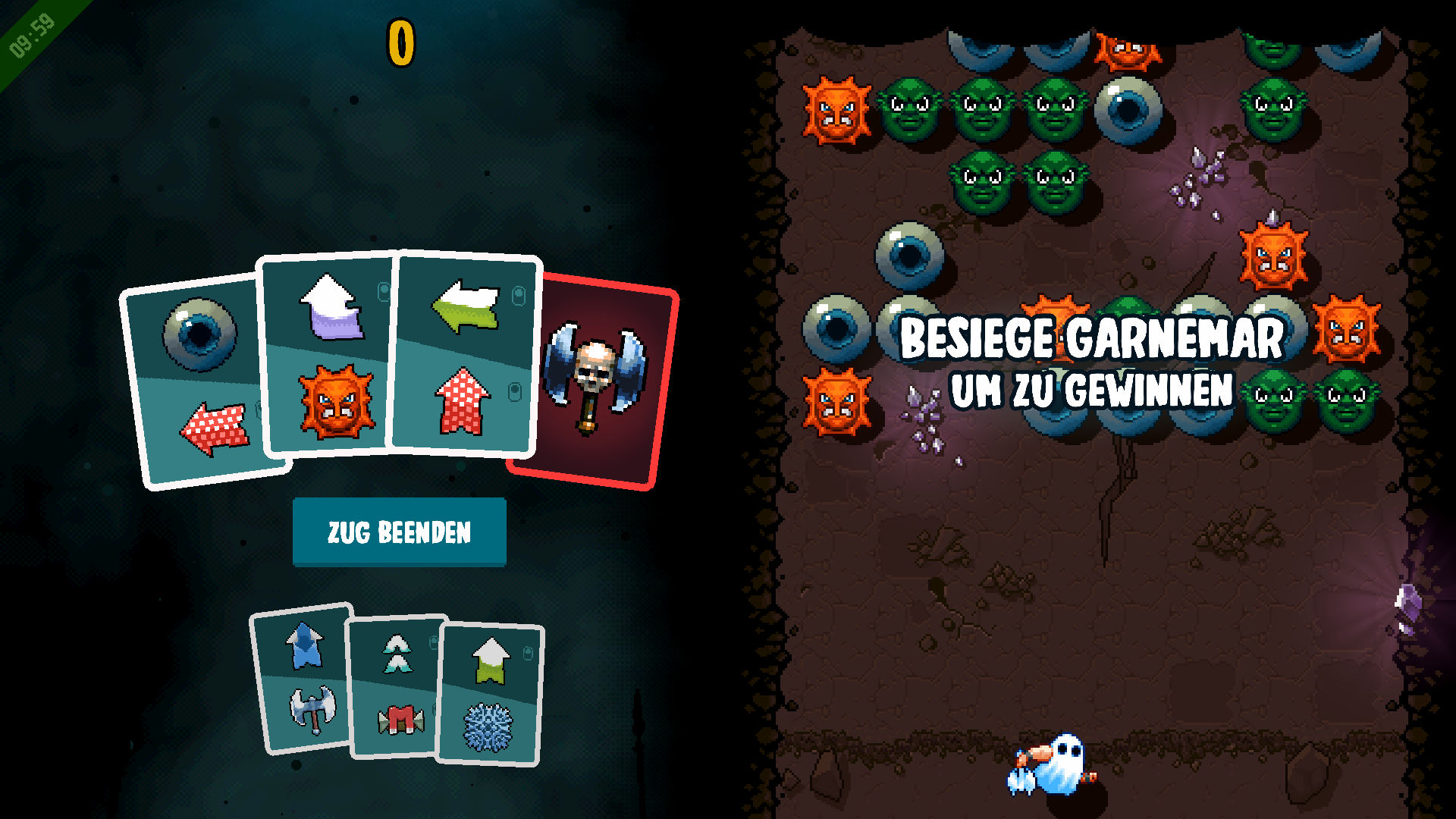 German Axe Ghost screen for End Turn