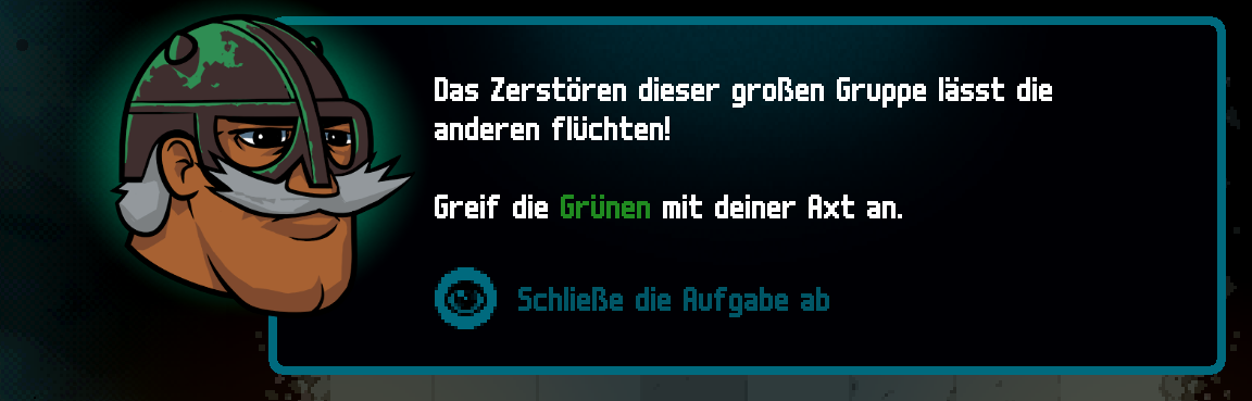 German Axe Ghost screen for [pulse]Complete the task[/pulse]