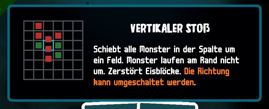 German Axe Ghost screen for POKE VERTICAL TITLE