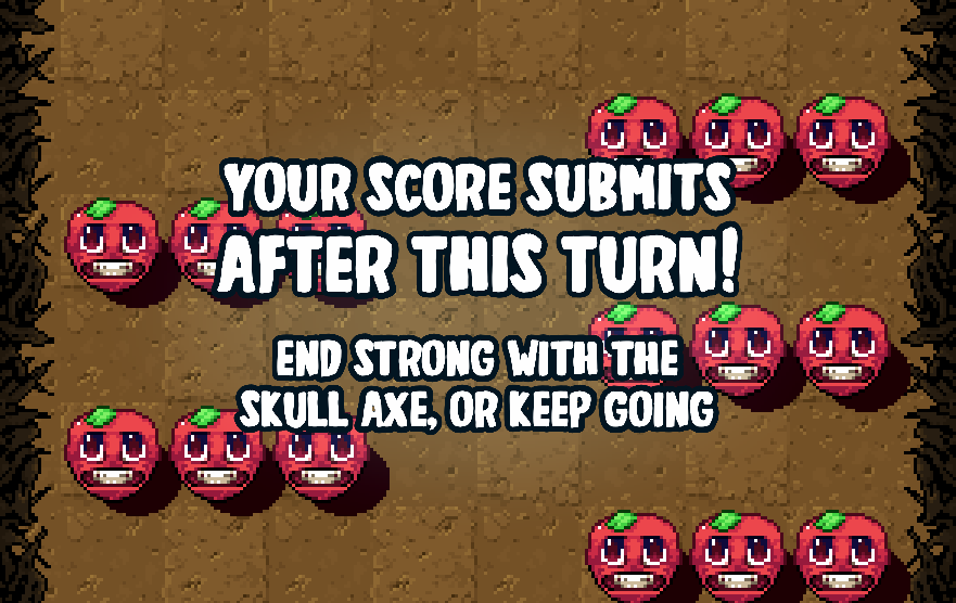 English Axe Ghost screen for TIMER_ENDED_FULL_GAME