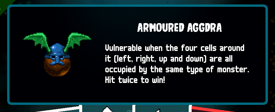 English Axe Ghost screen for EGG_ARMOURED_DESCRIPTION