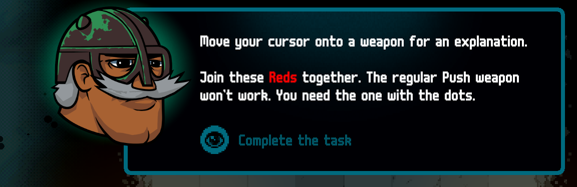 English Axe Ghost screen for [pulse]Complete the task[/pulse]