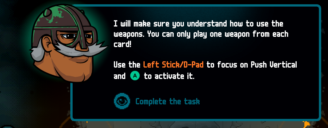 English Axe Ghost screen for [pulse]Complete the task[/pulse]