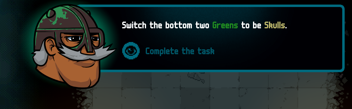 English Axe Ghost screen for [pulse]Complete the task[/pulse]