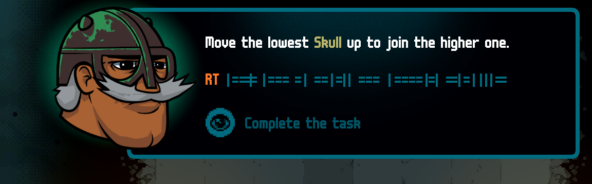 English Axe Ghost screen for [pulse]Complete the task[/pulse]