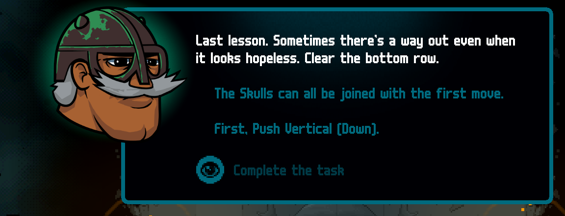English Axe Ghost screen for [pulse]Complete the task[/pulse]