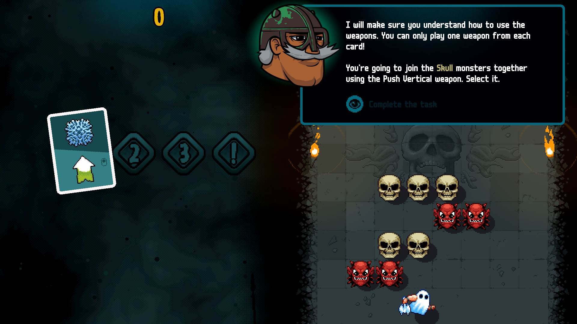 English Axe Ghost screen for [pulse]Complete the task[/pulse]