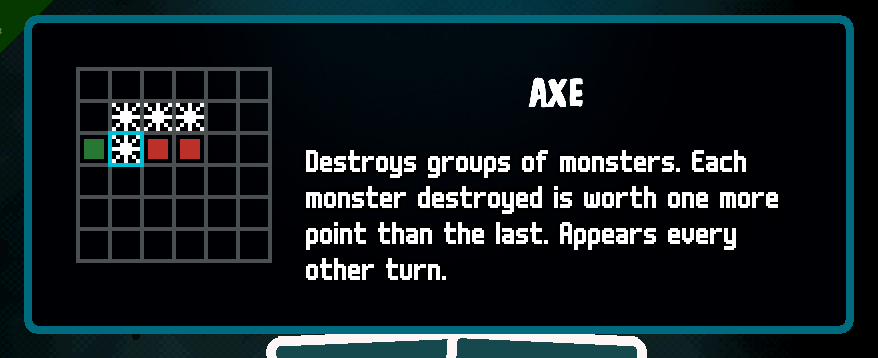 English Axe Ghost screen for AXE_DESC
