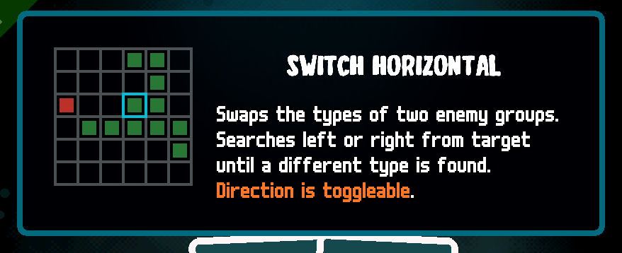 English Axe Ghost screen for SWITCH_HORIZONTAL_TITLE